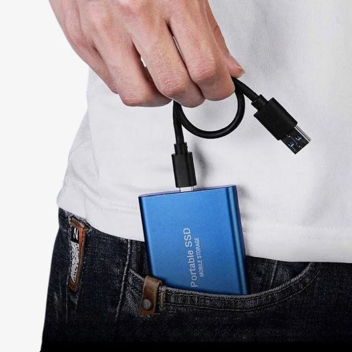 Bærbar høyhastighets ekstern SSD