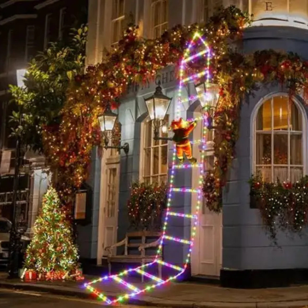 Klatrende Julenisse Dekorasjon