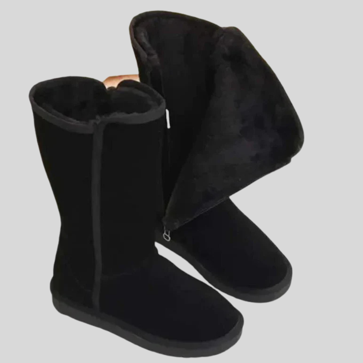 Kvinners Vinter Suede-Finish Støvler