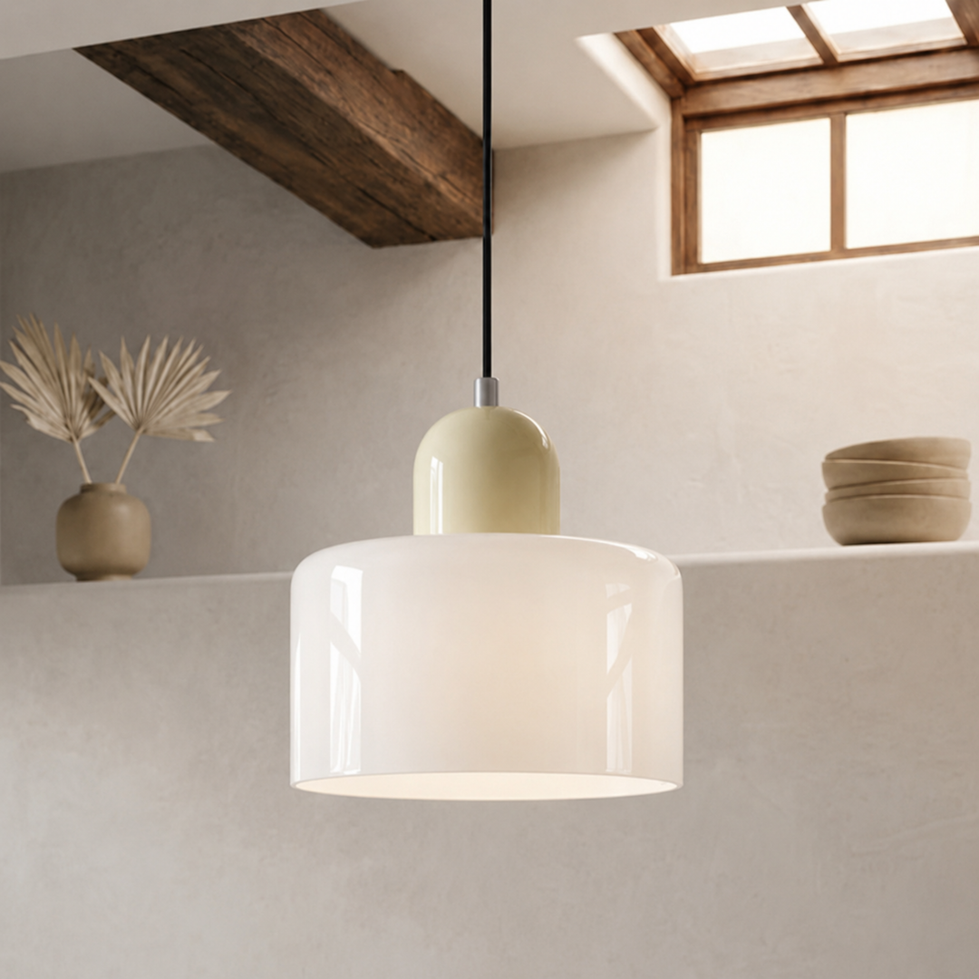 Ringformet taklampe med utvidet halo-design