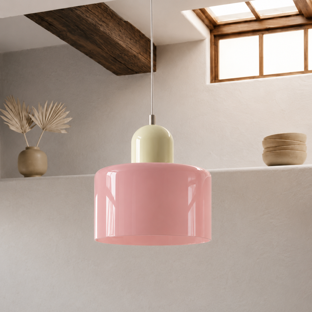 Ringformet taklampe med utvidet halo-design