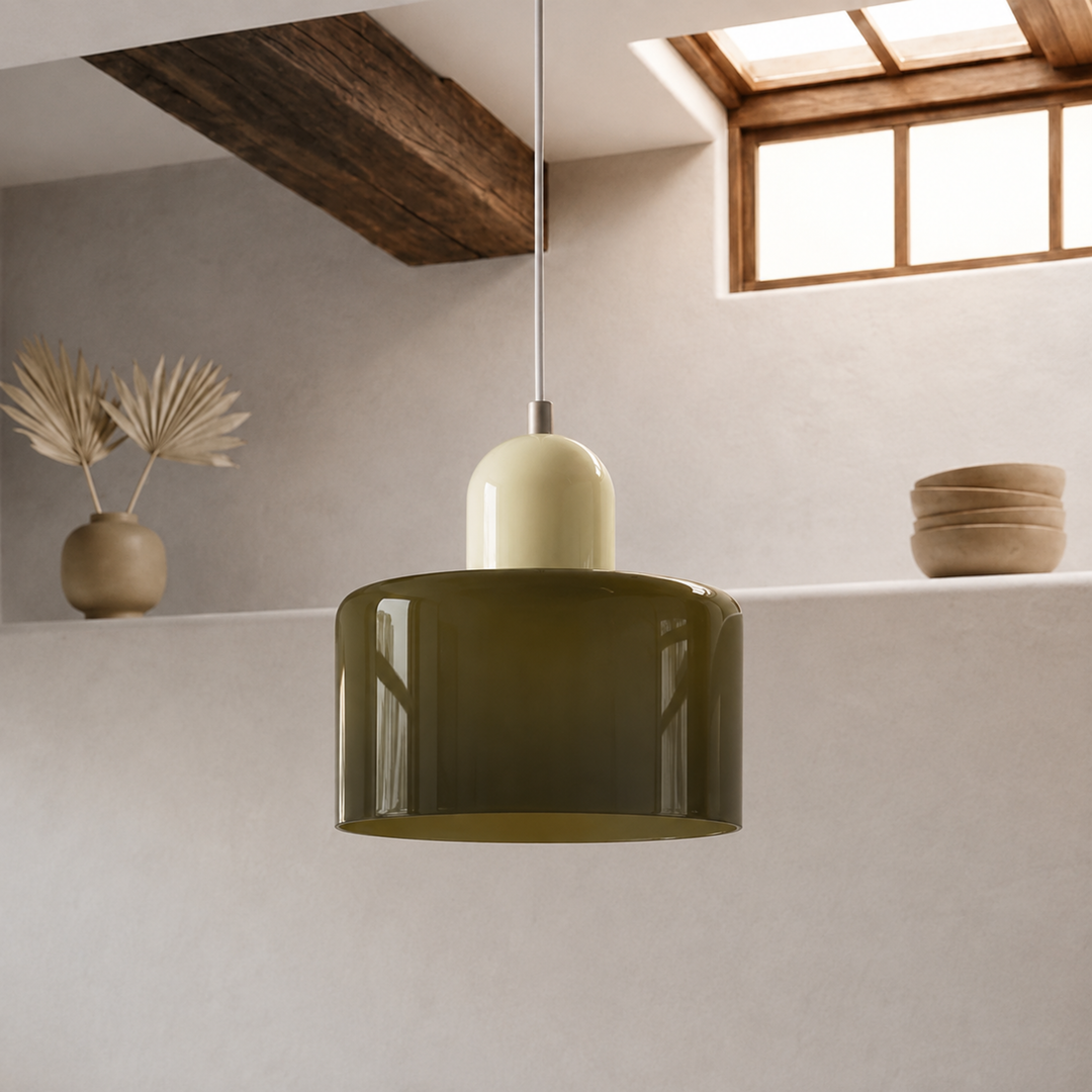 Ringformet taklampe med utvidet halo-design