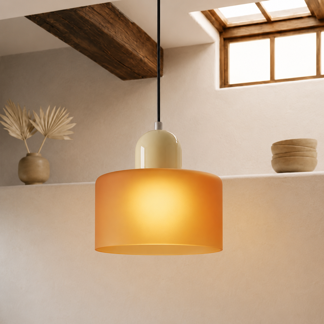 Ringformet taklampe med utvidet halo-design