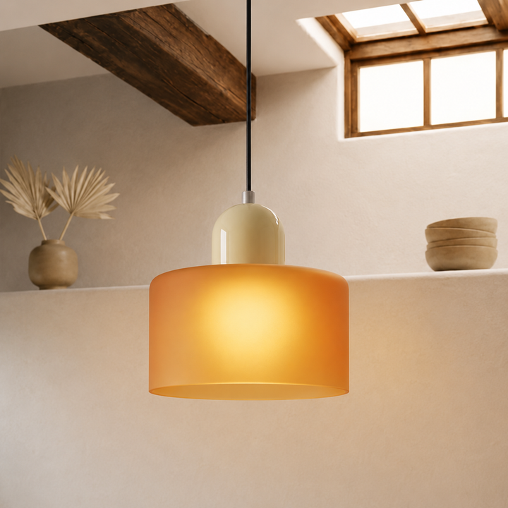Ringformet taklampe med utvidet halo-design