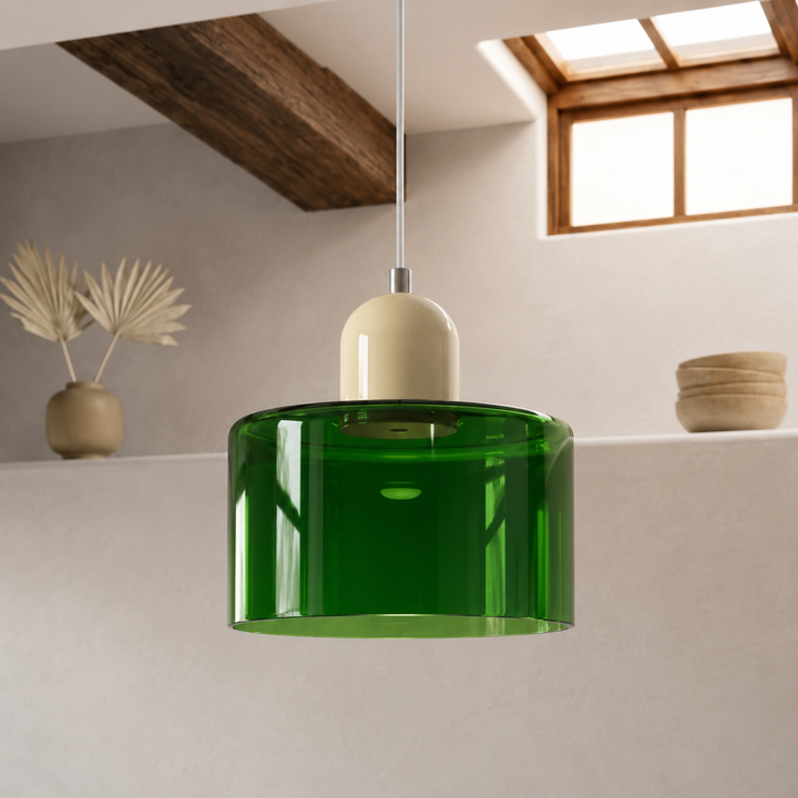 Ringformet taklampe med utvidet halo-design