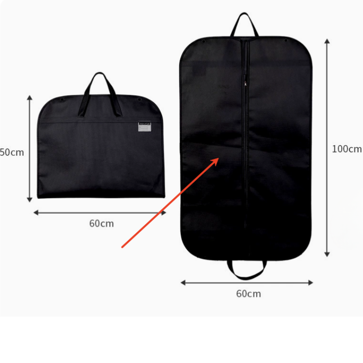 Vanntett dressbag i Oxford-stoff – Dekke for dress med sidefolder og lommer (Kjøp 1, få 1 GRATIS)