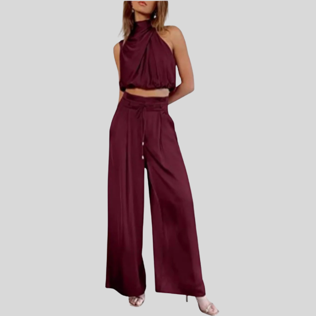 Kvinnesommer-jumpsuit – Minimalistisk design med allsidig stil