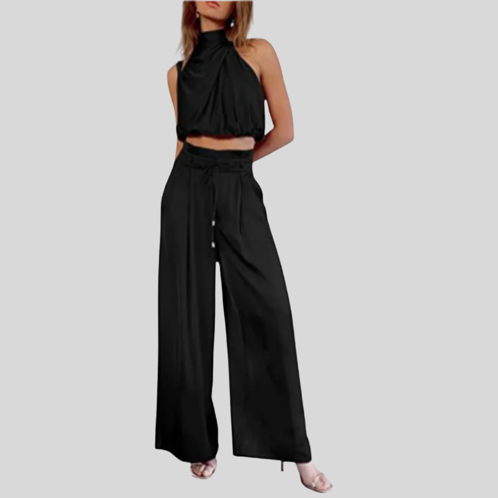 Kvinnesommer-jumpsuit – Minimalistisk design med allsidig stil