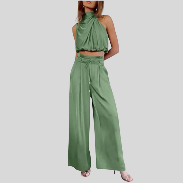 Kvinnesommer-jumpsuit – Minimalistisk design med allsidig stil
