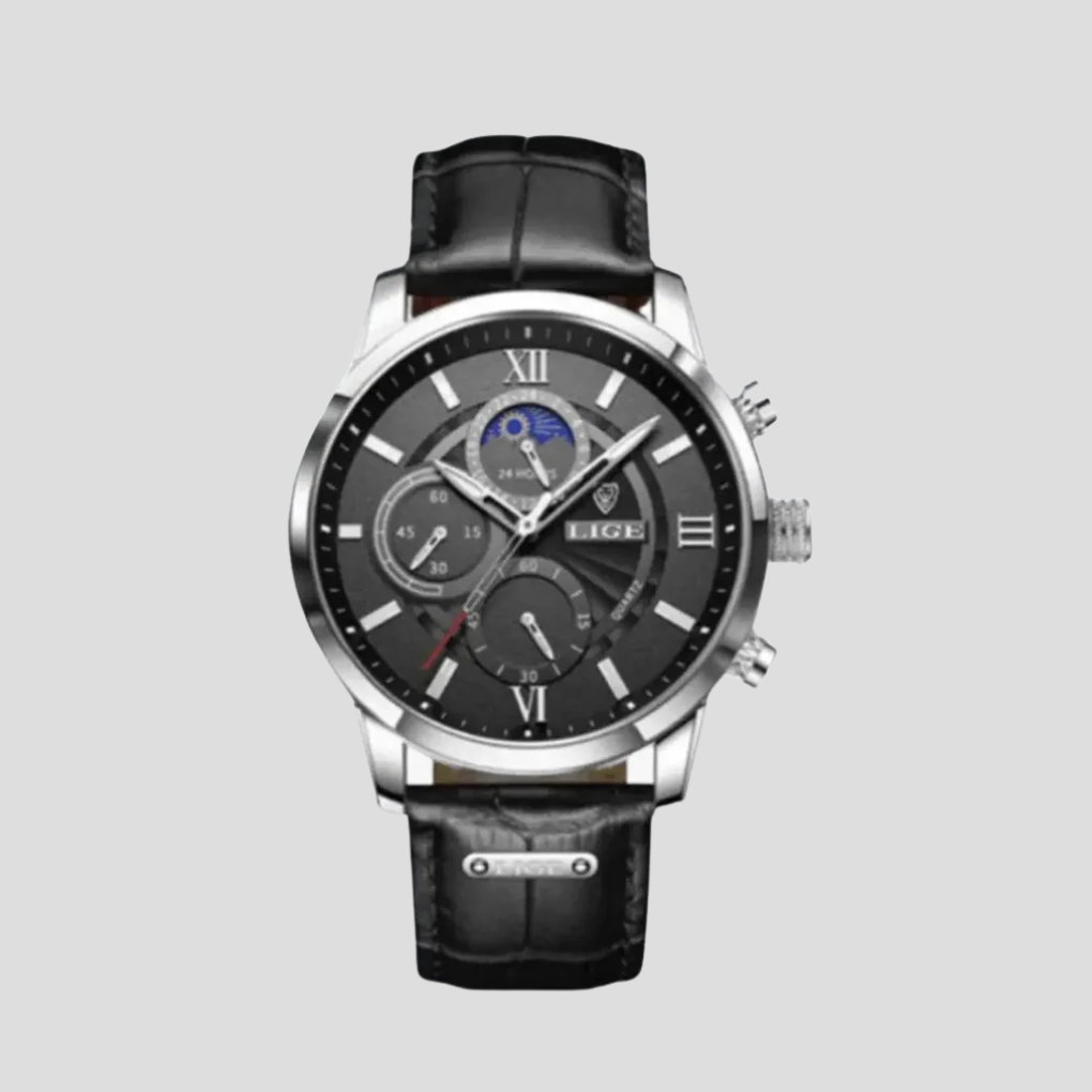 Menns Klokke – Elegant Klokke med Slank Profil