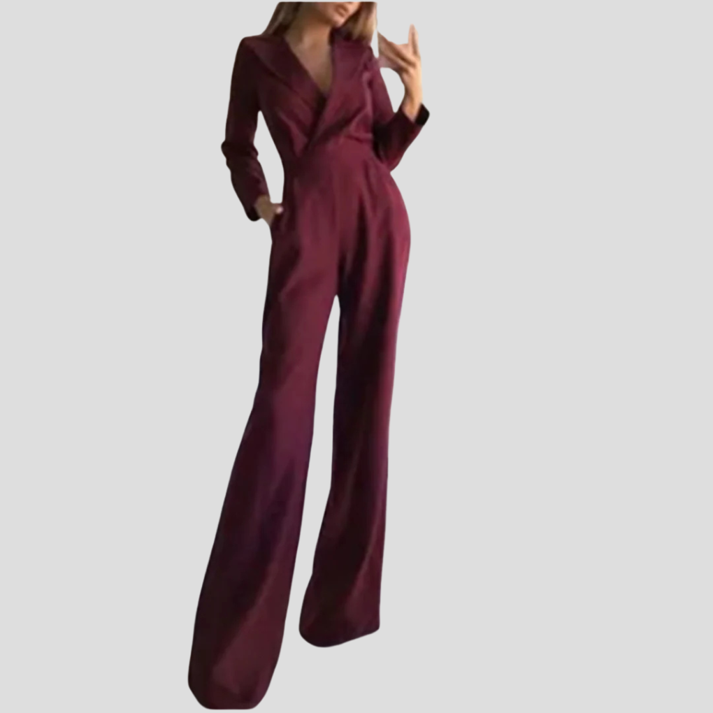Bred-Stropp Kvinners Jumpsuit – Stram Silhuett