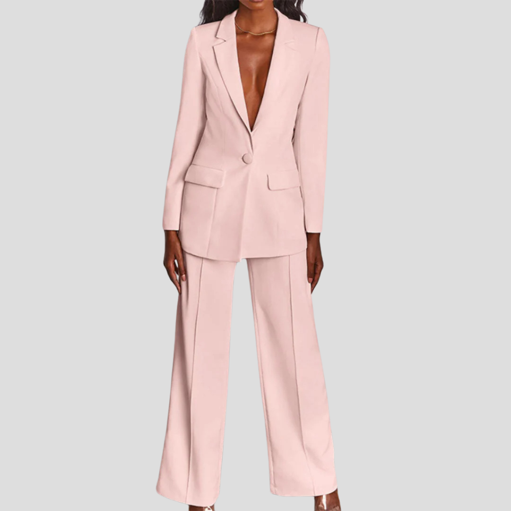 Kvinners Blazer & Bukse Sett