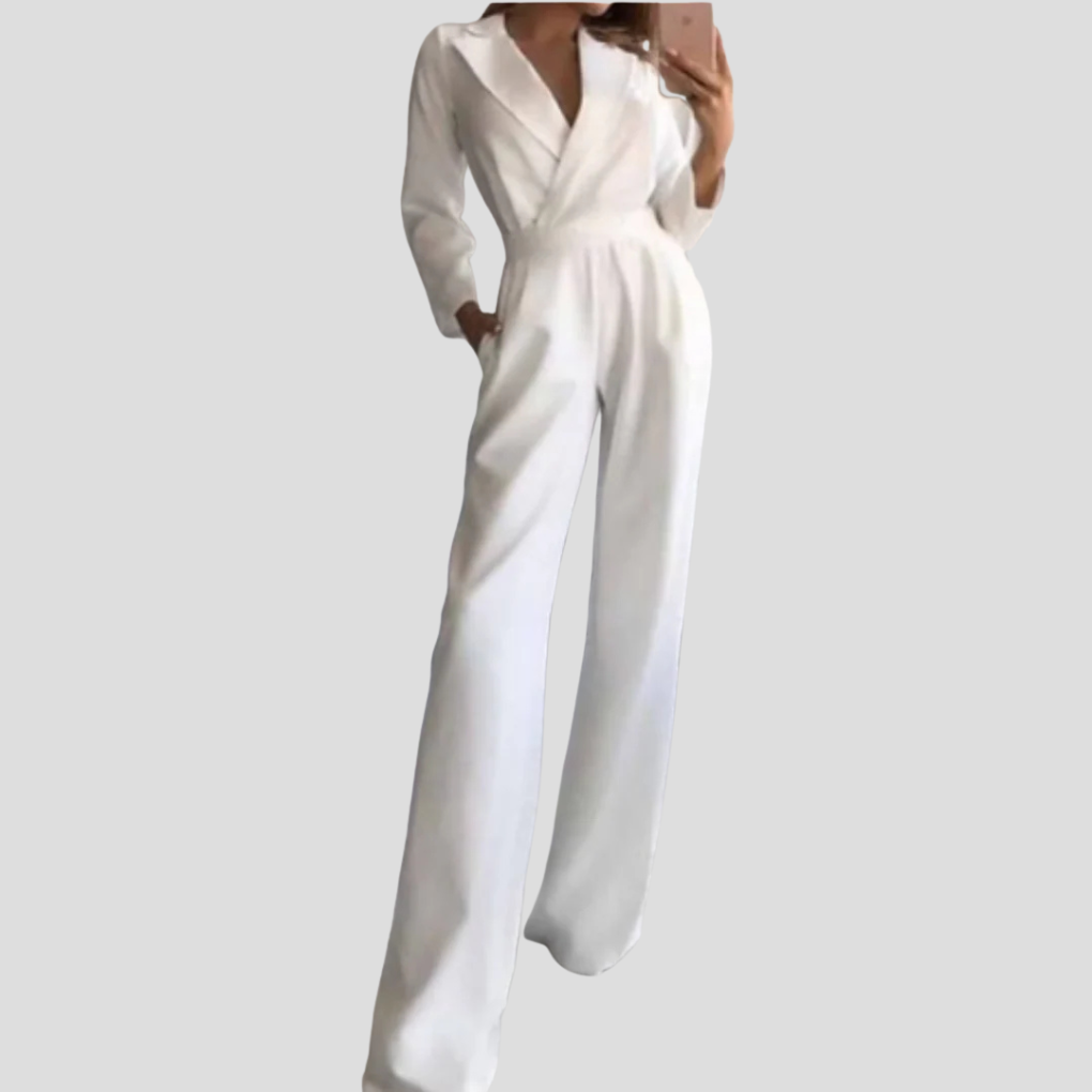 Bred-Stropp Kvinners Jumpsuit – Stram Silhuett