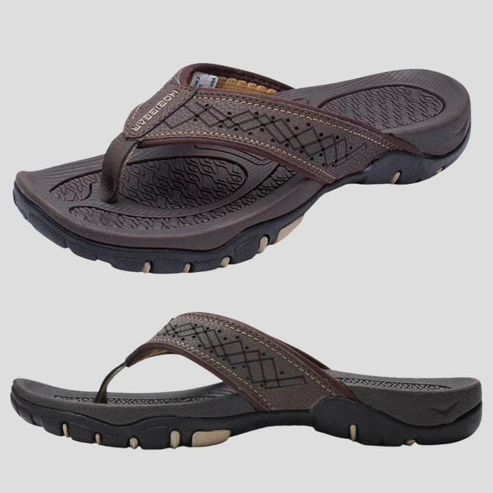 Herreslip-on vannsko – Gripende design for våte forhold