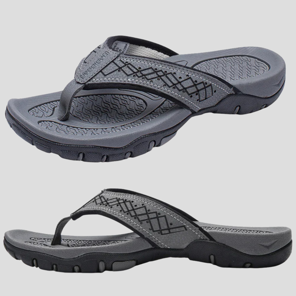 Herreslip-on vannsko – Gripende design for våte forhold