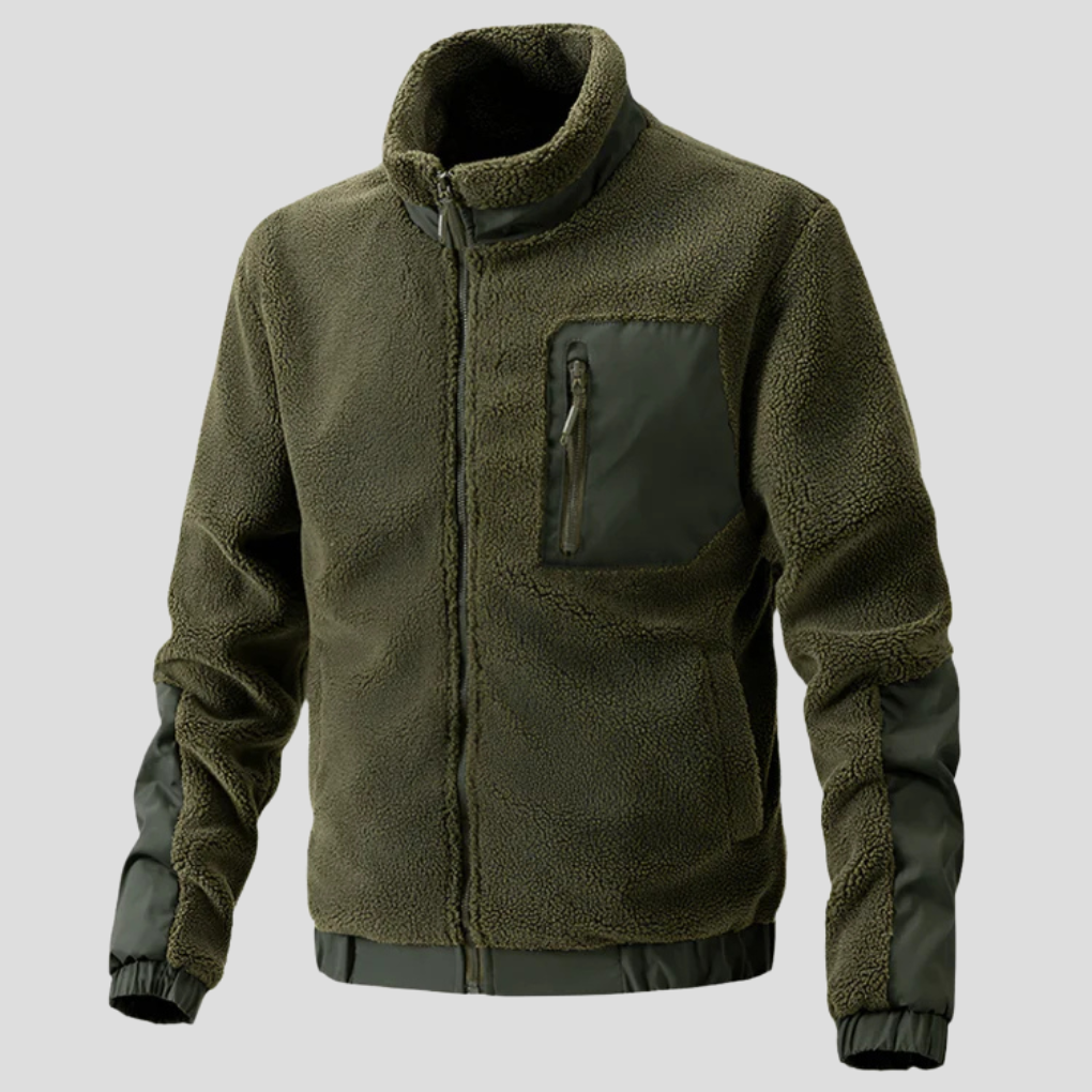 Menns Utendørs Fleece Jakke