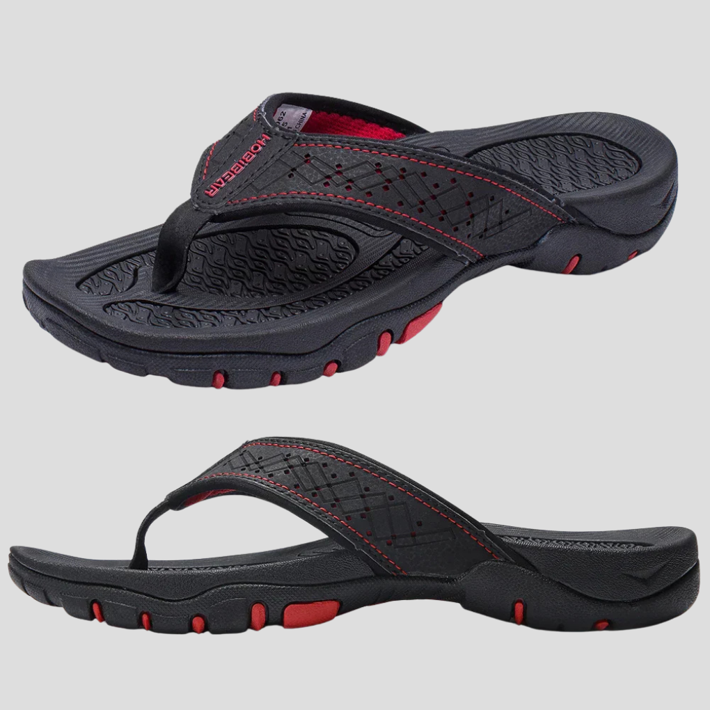 Herreslip-on vannsko – Gripende design for våte forhold