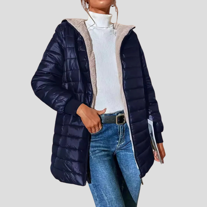 Kvinners Casual Vinterjakke