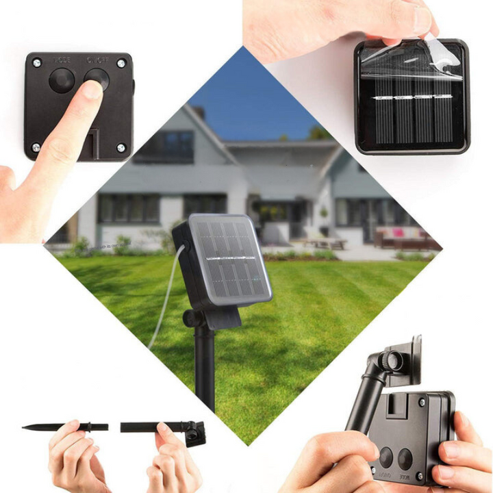 Roan – Marokkansk Stil Vannavstøtende Solcelle Lamper