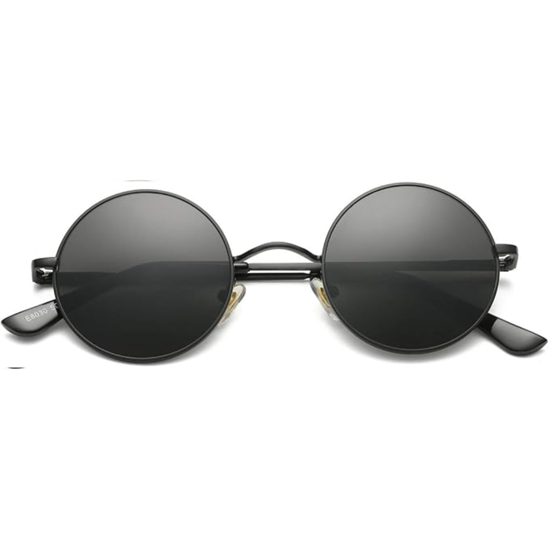 Retro pyöreät polarisoidut aurinkolasit - Lennon