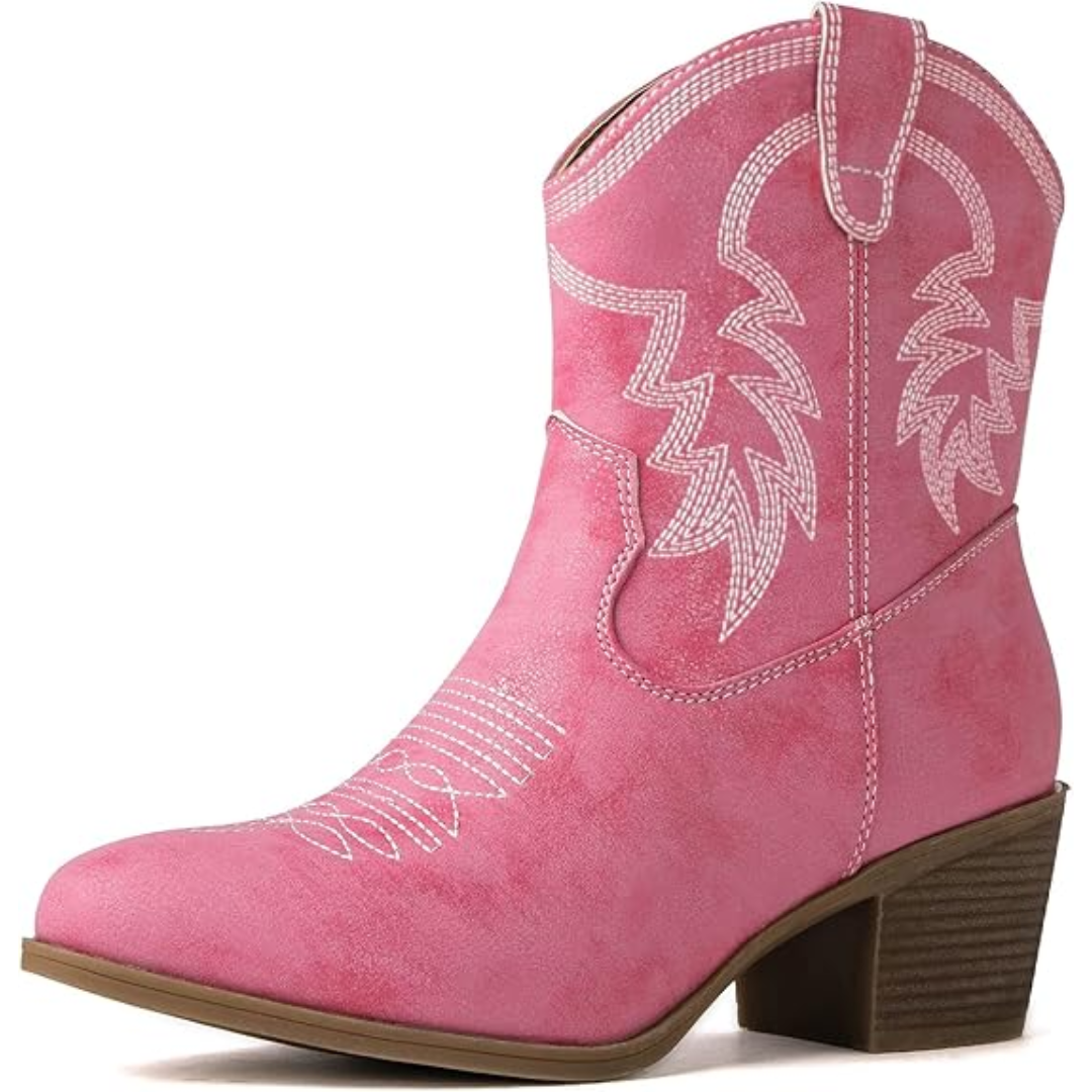 Klassiset puolikorkeat cowgirl-saappaat - Tammy