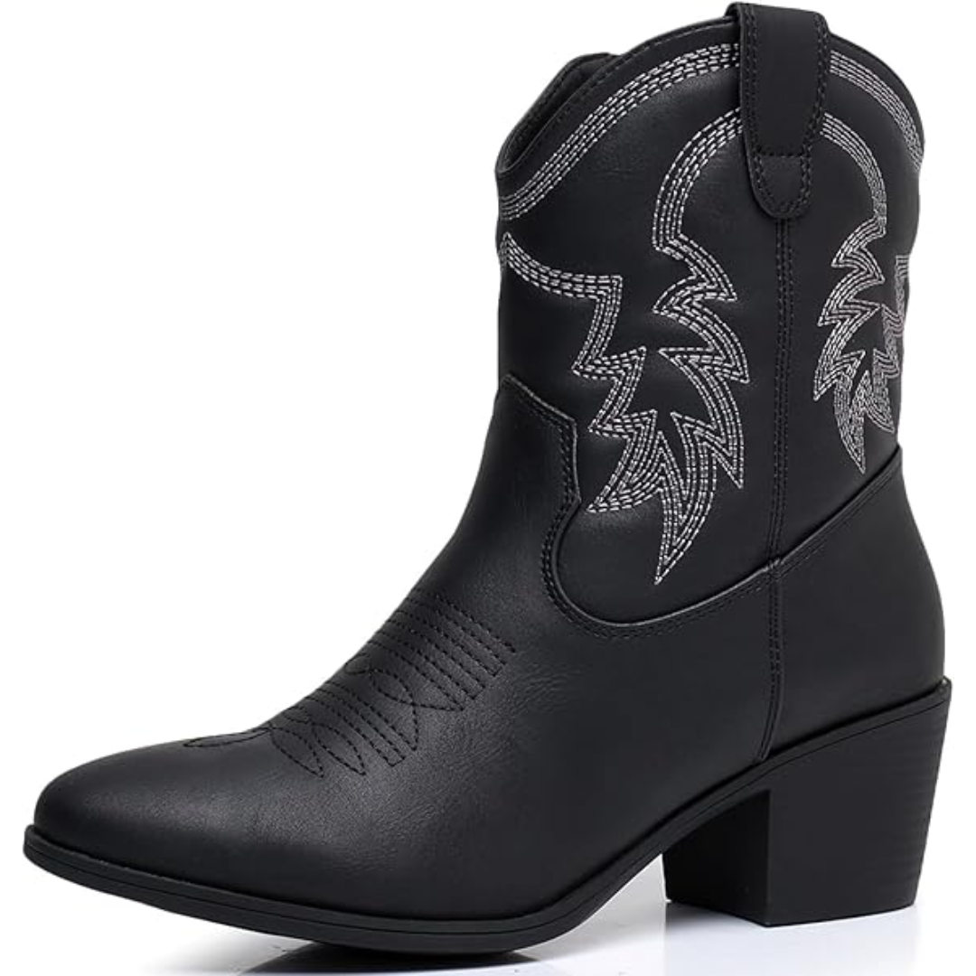 Klassiset puolikorkeat cowgirl-saappaat - Tammy