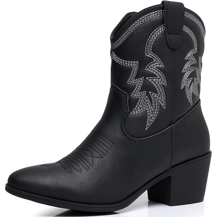 Klassiset puolikorkeat cowgirl-saappaat - Tammy
