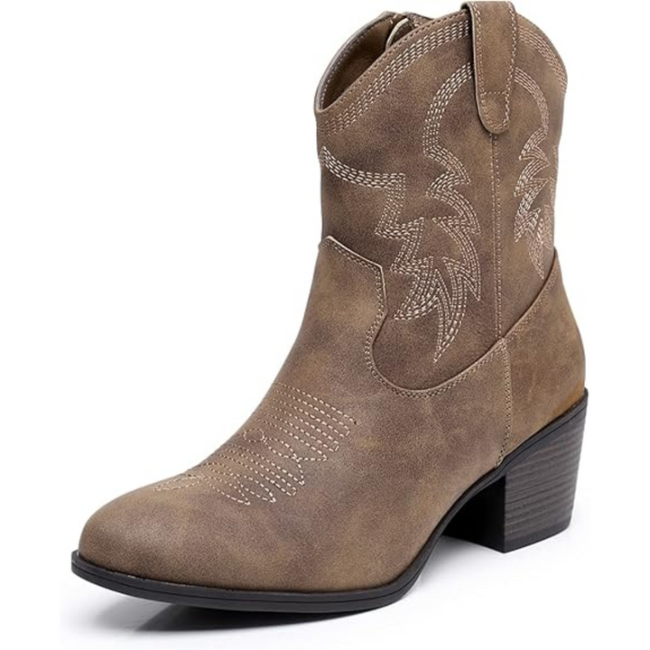 Klassiset puolikorkeat cowgirl-saappaat - Tammy