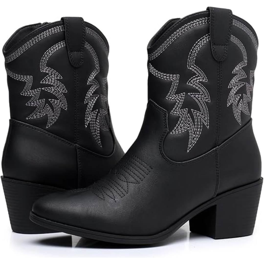 Klassiset puolikorkeat cowgirl-saappaat - Tammy