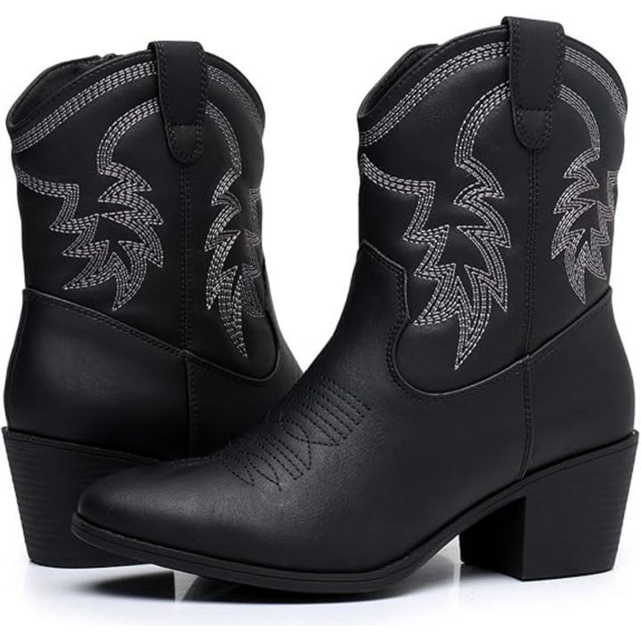 Klassiset puolikorkeat cowgirl-saappaat - Tammy
