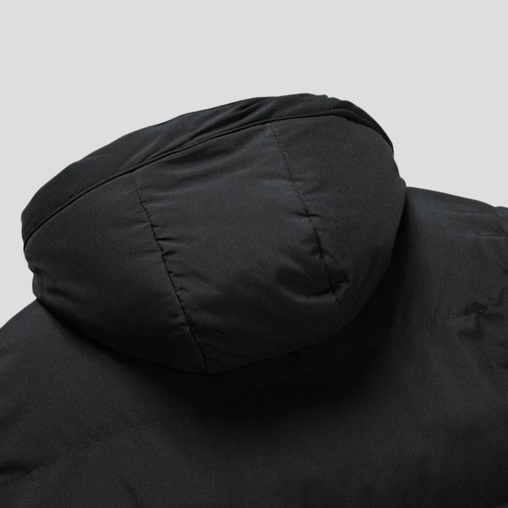 Herre Parka Frakk – Elegant Skjold for Hardt Vær