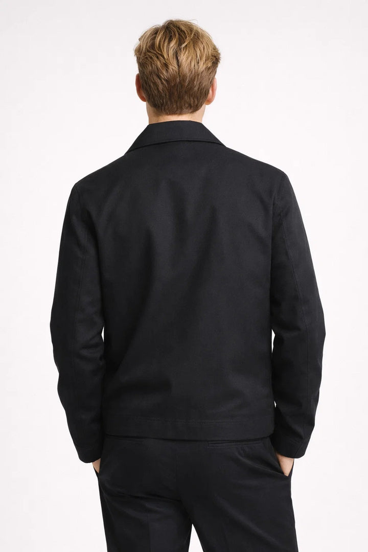 Vest til herre business casual med rutete fôr