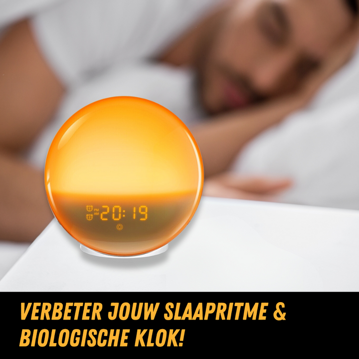 Luonnollinen herätysradio Wake-up Light -valolla - GlowRise