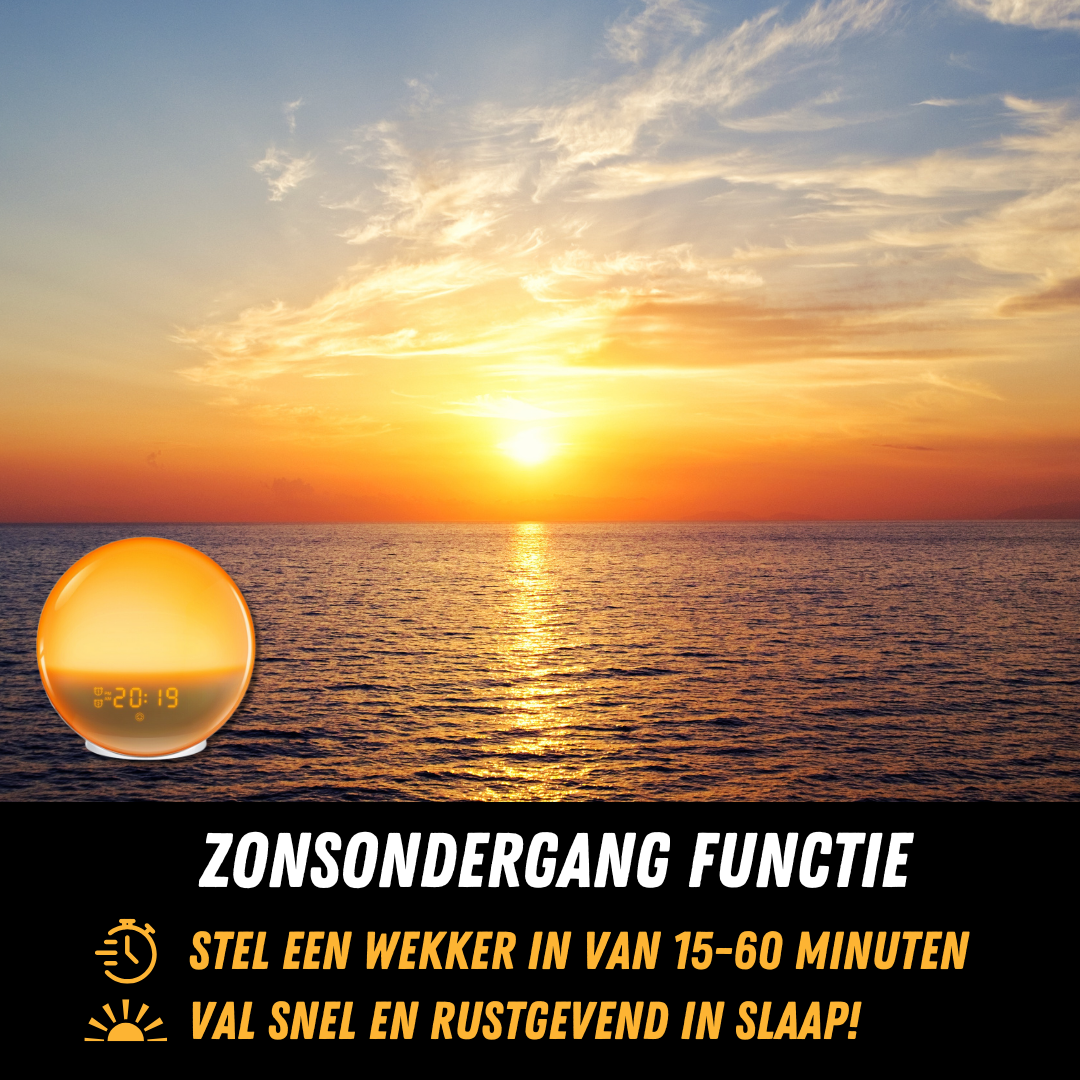 Luonnollinen herätysradio Wake-up Light -valolla - GlowRise