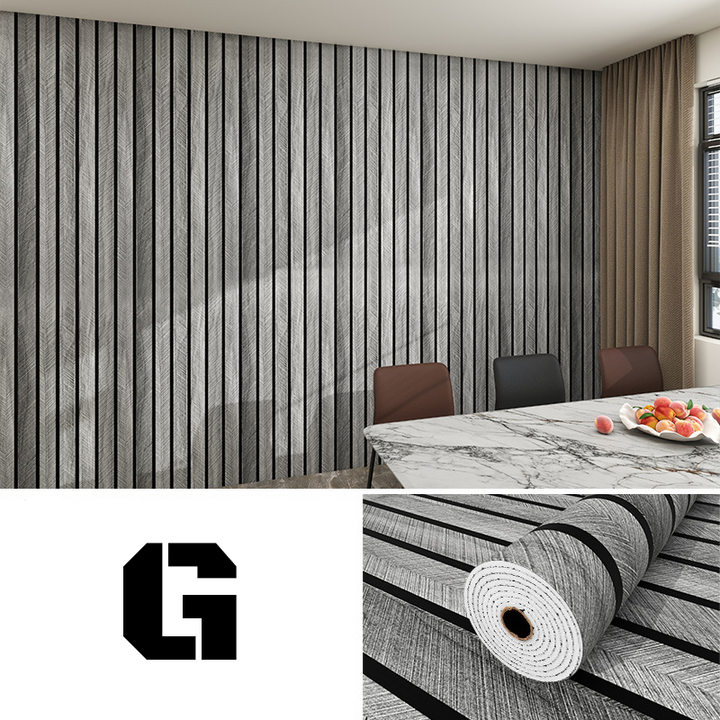 Veggpanel | Moderne lamelldesign | Matt sprutsikker finish | StylaSheen