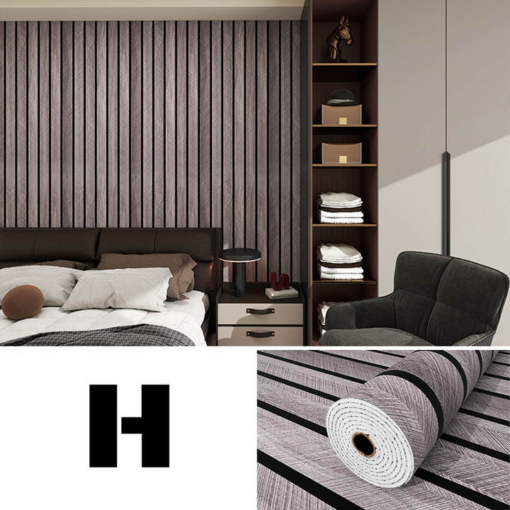 Veggpanel | Moderne lamelldesign | Matt sprutsikker finish | StylaSheen