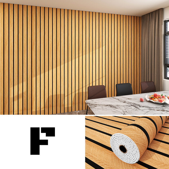 Veggpanel | Moderne lamelldesign | Matt sprutsikker finish | StylaSheen