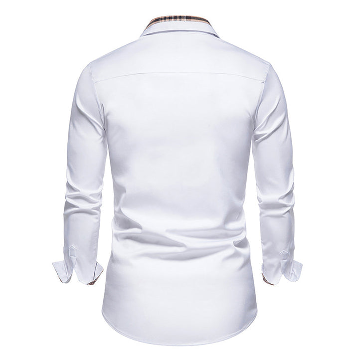 Menns Langermet Skjorte