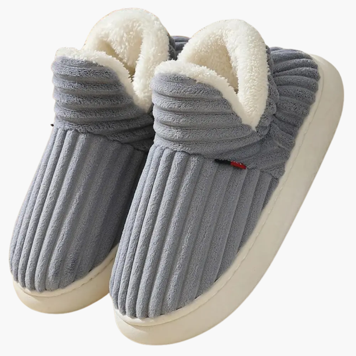 Kvinners Plush Slippers – Ribbet Innesko