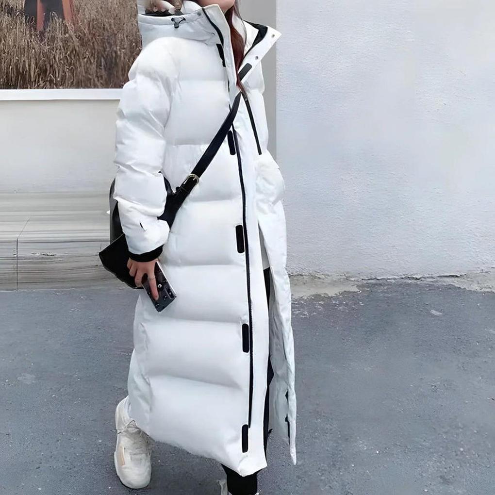 Kvinners Lang Vinter Parka – Værbestandig Design