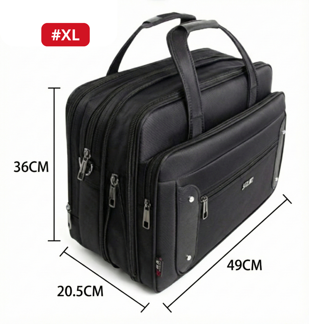 Herrenes Lerretsbag for Laptop og Business