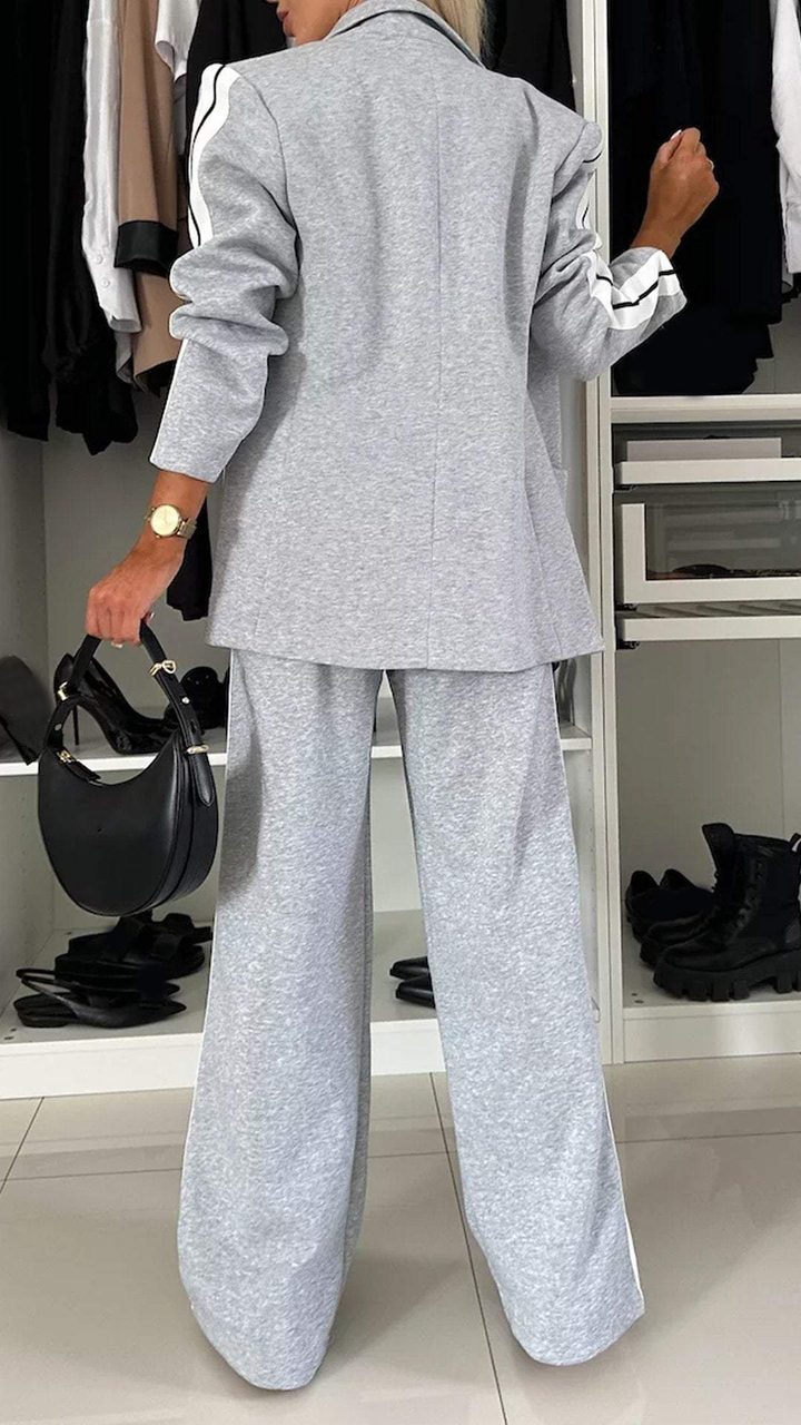 EliteEase VivaSet 2-delt sett | Blazer og bukse med avslappet passform for et stilig look