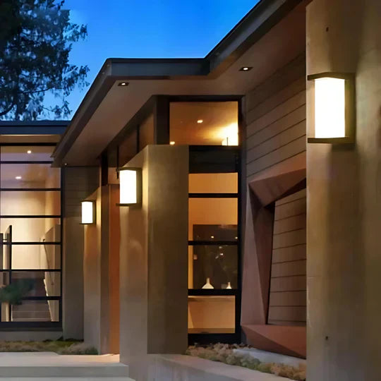 LED Utendørs Vegglampe med Bevegelsessensor Smart Belysning