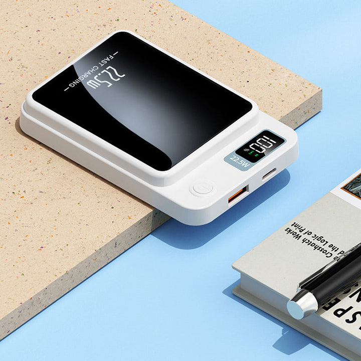 Powerbank 20 000 mAh trådløs hurtiglader C2