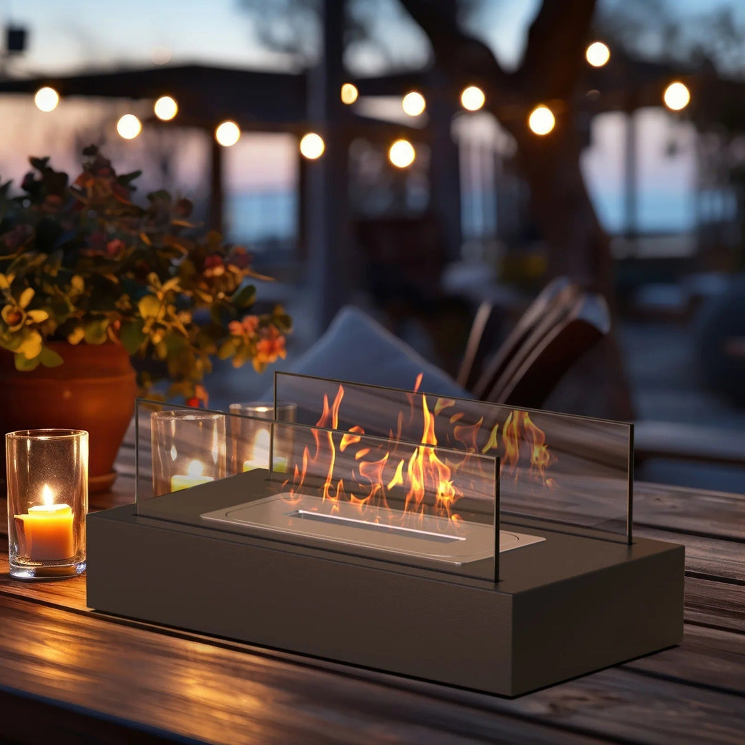 Serene Flame Luxe Fire Pit – Skap magiske kvelder med ild og stil