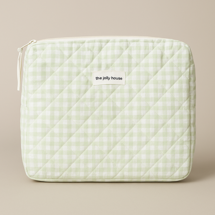 Rutet Quilted Kosmetikk Organiser