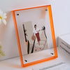 Neon akryl-bilderamme – retro 80-tallsstil, moderne dekorativ fotoramme