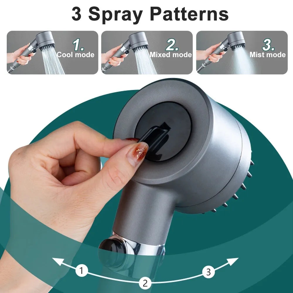 Dusjhode – PowerSpray – økt trykk – spa-opplevelse