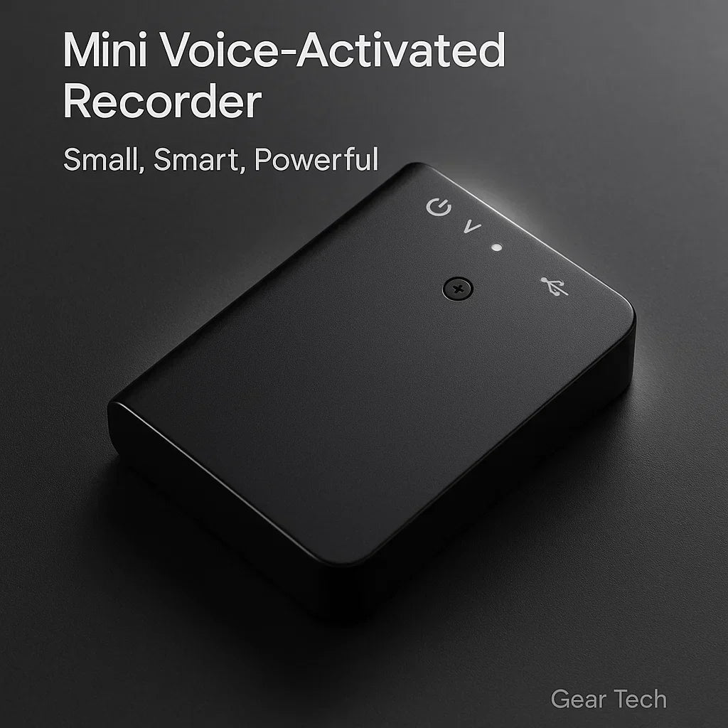 Mini stemmeaktivert opptaker