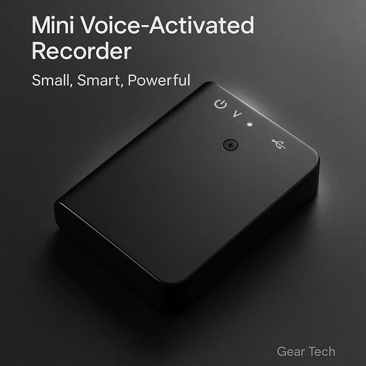 Mini stemmeaktivert opptaker